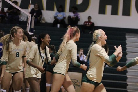 Landmark Volleyball Game V.S. Clay, senior night celebration, players share their thoughts