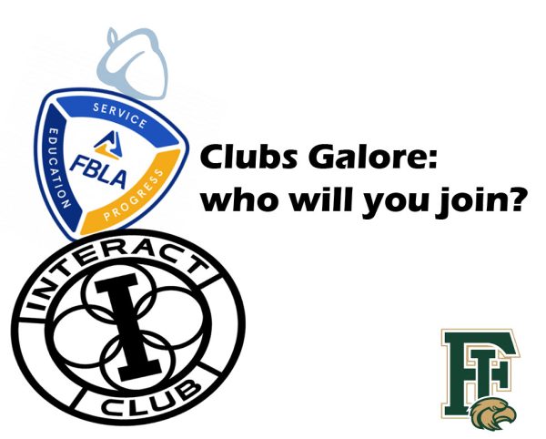 Clubs galore! Why not get involved?