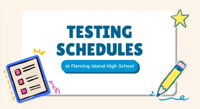 Testing Schedule for December 18th-20th