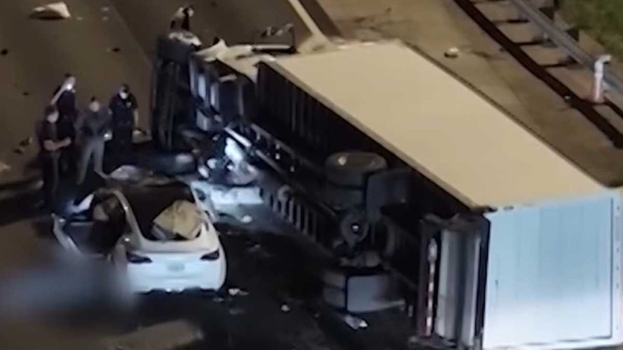 Marine Who Stopped to Help Crash Victim Among 3 Killed After Tesla Slams Into Overturned Truck on Florida Highway