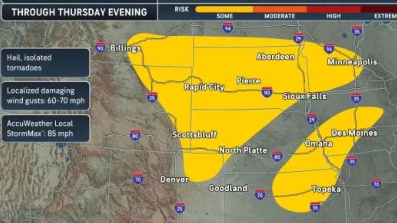 Severe Storm Outbreak Set to Slam Multiple States This Weekend With Damaging Winds, Hail and Possible Tornadoes